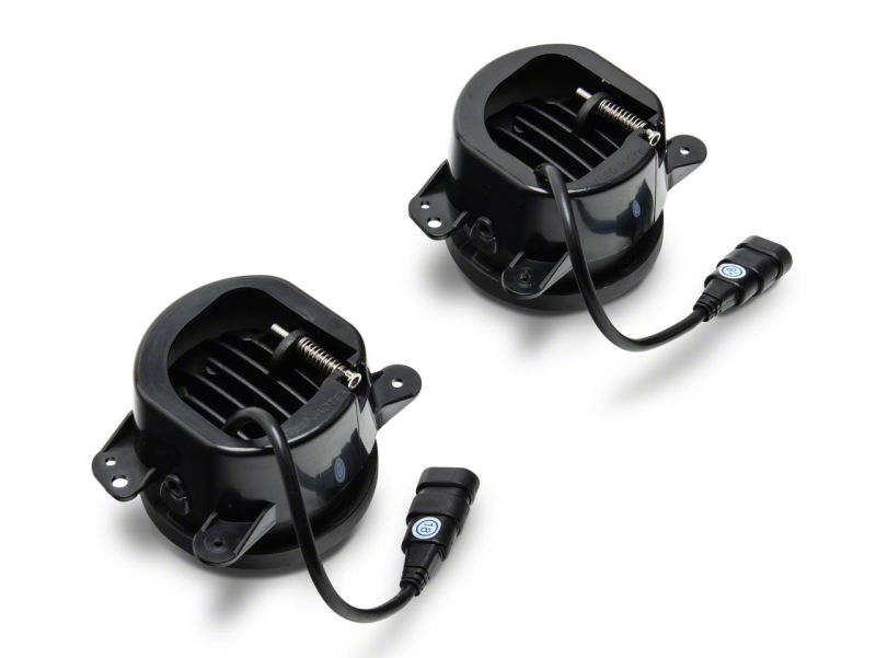 Raxiom for 2007-2023 Jeep Wrangler JK & JL Axial Series Tri-Bar LED Fog Lights- Amber - Image 8