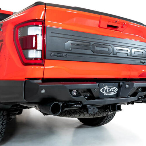 Addictive Desert Designs for 2022+ Ford Raptor Stealth Fighter R Bumper w/ 2 Cube Lights - Hammer Black - Image 8