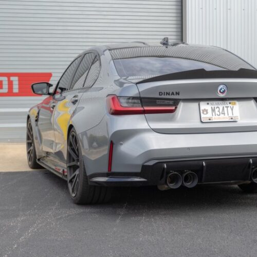 Dinan for 21-27 BMW M3/M4 (G80/G82/G83) Valved Axleback Exhaust System - Black Tips - Image 9