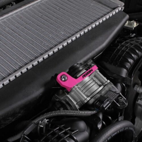 PERRIN 22-26 Subaru WRX / 19-25 Ascent / 20-25 Outback & Legacy Turbo TMIC Bracket - Hyper Pink - Image 5