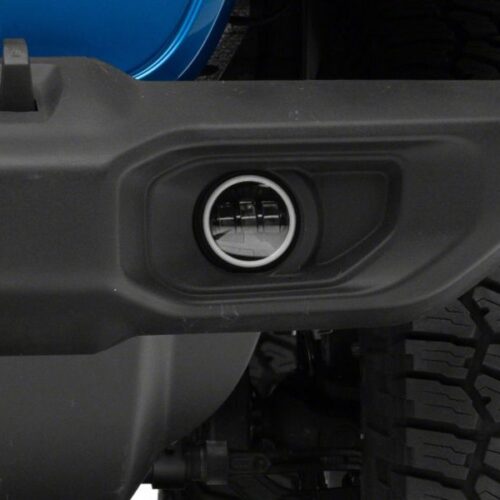 Raxiom for 2007-2023 Jeep Wrangler JK & JL 20-23 Jeep Gladiator JT Axial Series LED Fog Lights w/ Halo - Image 9