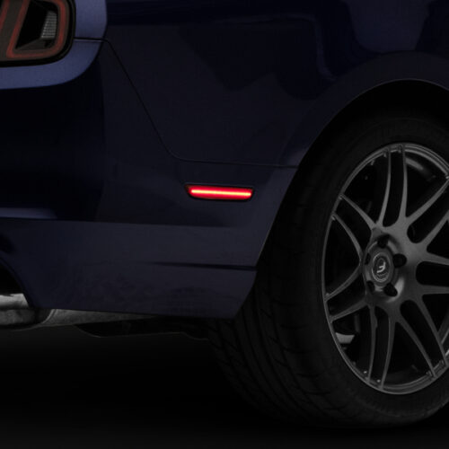 Raxiom for 2010-2014 Ford Mustang Axial Series LED Side Marker Lights (Smoked) - Image 3