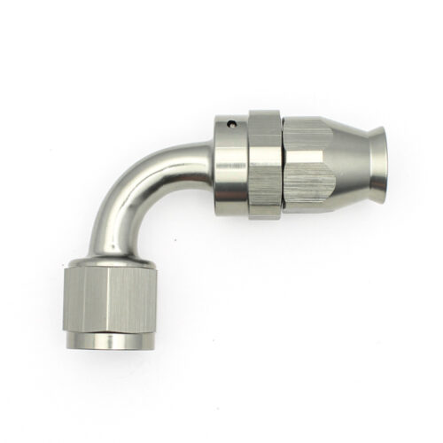 Alternative view of DeatschWerks 8AN Female Swivel 90-Degree Hose End PTFE (Incl. 1 Olive Insert)