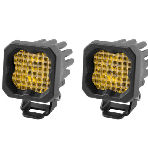 Diode Dynamics Stage Series C1 LED Pod Sport - Yellow Wide Standard ABL (Pair) - Image 8