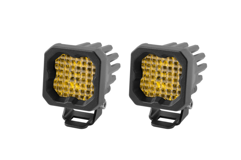 Diode Dynamics Stage Series C1 LED Pod Sport - Yellow Wide Standard ABL (Pair) - Image 8