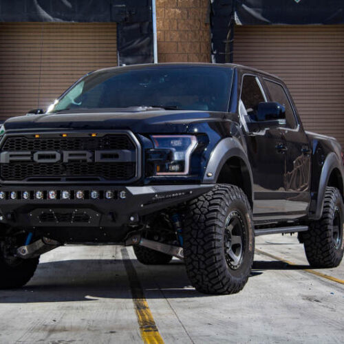 Addictive Desert Designs for 17-18 Ford F-150 Raptor Stealth Fighter Front Bumper - Image 7