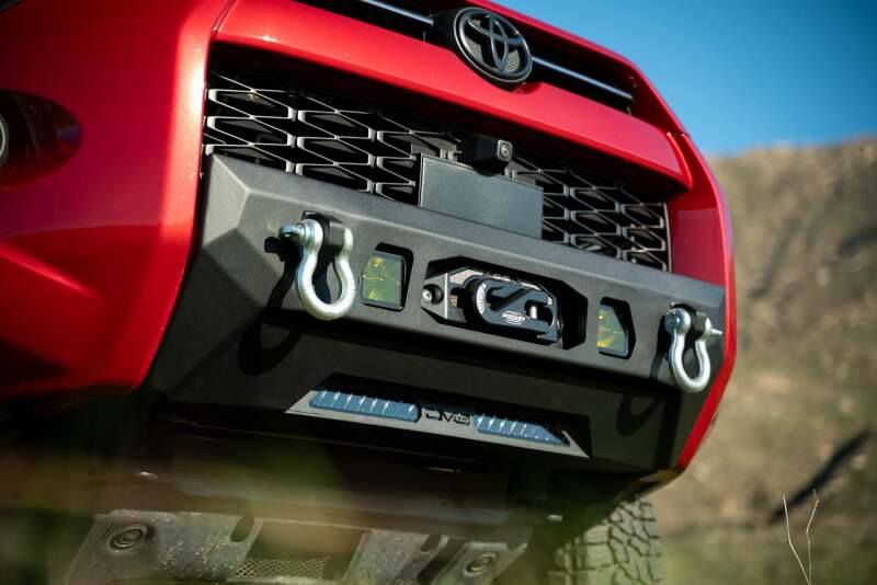 DV8 Offroad 14-24 Toyota 4Runner Centric Series Winch Front Bumper - Image 10