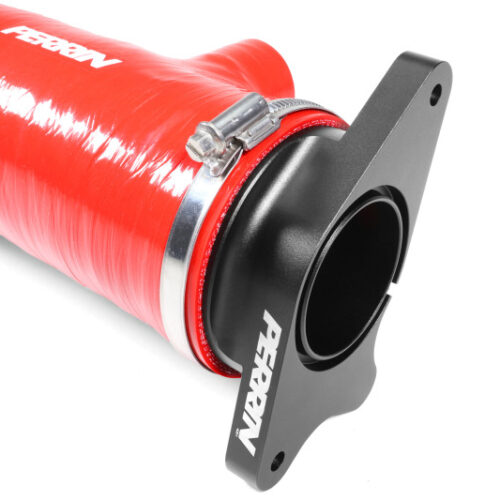 PERRIN 22-26 Subaru WRX Long Type Turbo Inlet Hose - Red - Image 4