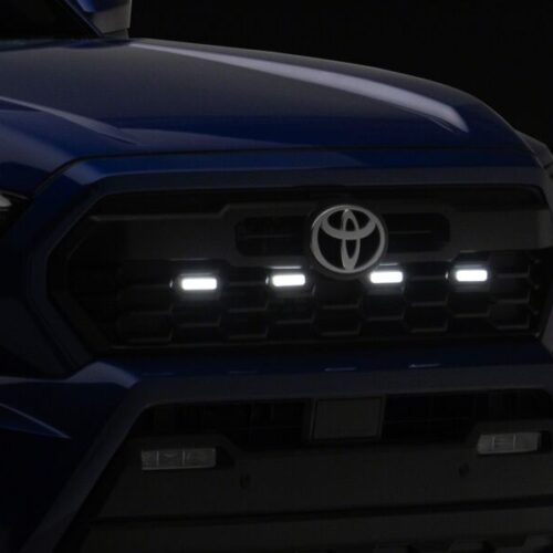 Raxiom for 2024-2026 Toyota Tacoma Pre Runner/TRD Off-Road/TRD Sport White LED Grille Light- Smoked Lens - Image 3