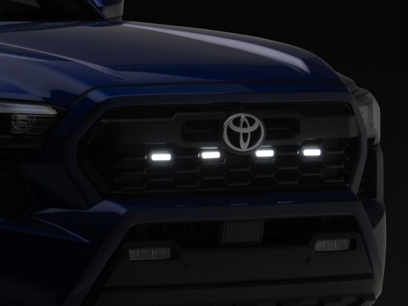 Raxiom for 2024-2026 Toyota Tacoma Pre Runner/TRD Off-Road/TRD Sport White LED Grille Light- Smoked Lens - Image 3