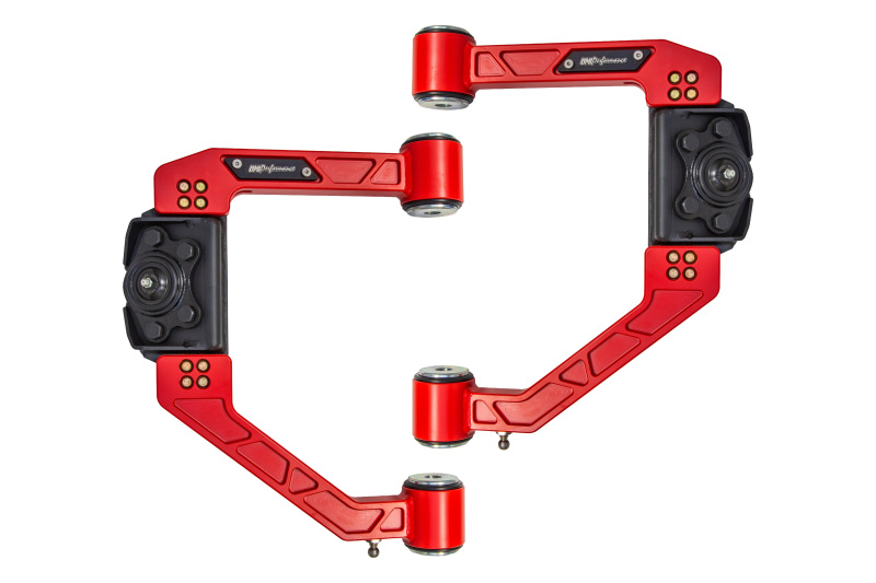 UMI Performance 15-25 Ford F-150 Adjustable Upper A-Arm Kit - Red - Image 6