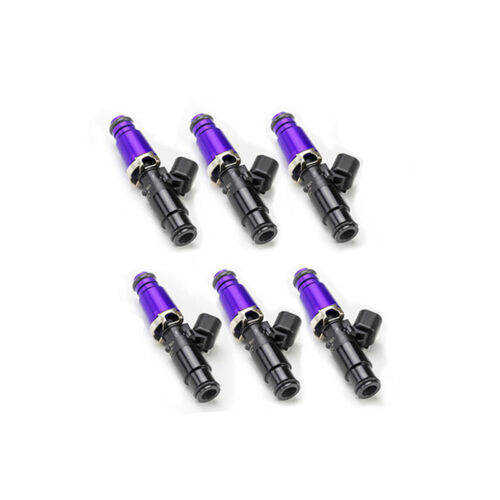 Injector Dynamics ID1050X Injectors for BMW M54 14mm Top (Purple) & Bottom (Black) Adapters (Set of 6)