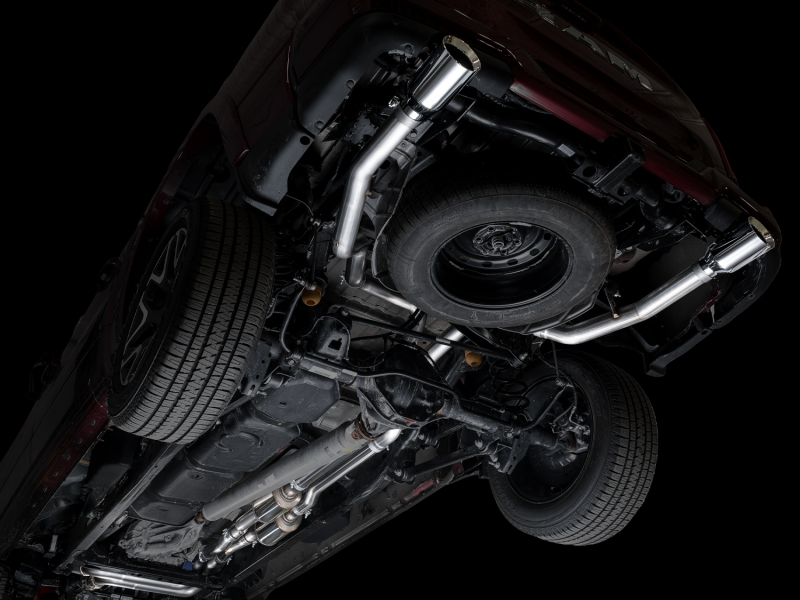 AWE Tuning Cat-Back Touring Exhaust - Chrome Silver Tips for 25+ RAM 1500 3.0TT 0FG