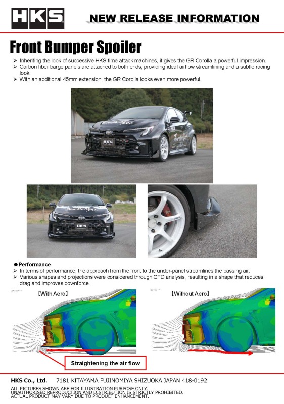 HKS Body Kit TYPE-S GR COROLLA Rear Wing - Image 4