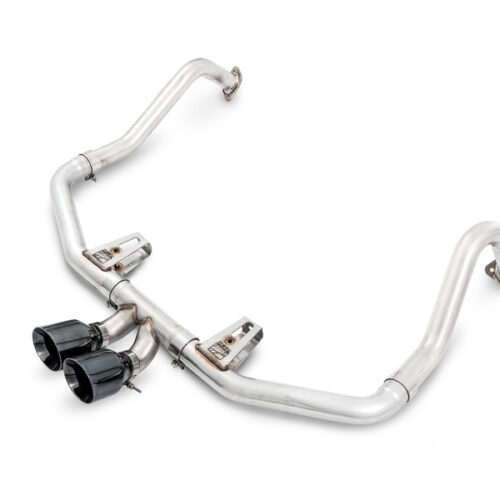 AWE Tuning Track Edition Exhaust - Diamond Black Tips for Porsche 718 Boxster / Cayman