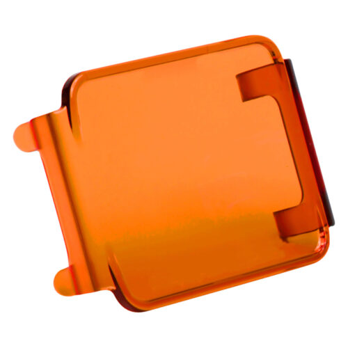 Alternative view of Rigid Industries Protective Polycarbonate Cover - Dually/D2 - Yellow
