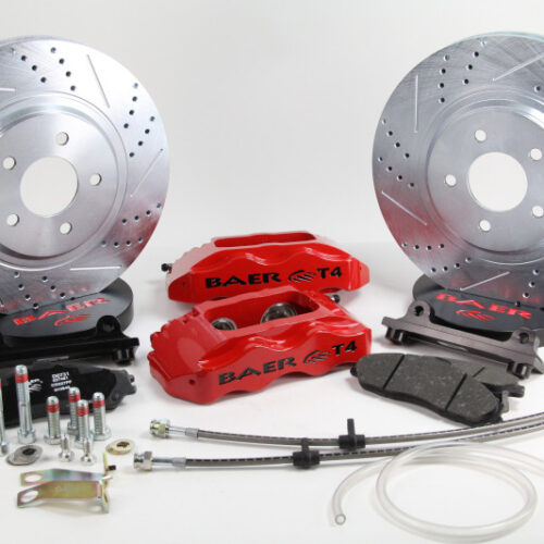Baer Brakes 94-04 Ford Mustang (SN95) 13in Track4 Front SDZ Brake Kit - Red