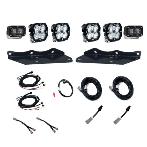 Baja Designs for 17-20 Ford Raptor Squadron Pro SAE 2.0/S2 Fog Pocket Kit (SAE Fog) - Clear