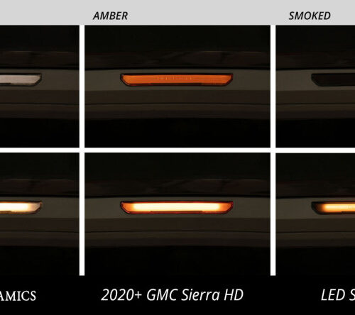 Diode Dynamics 20-21 Sierra 2500/3500 LED Sidemarkers HD Smoked Set - Image 4
