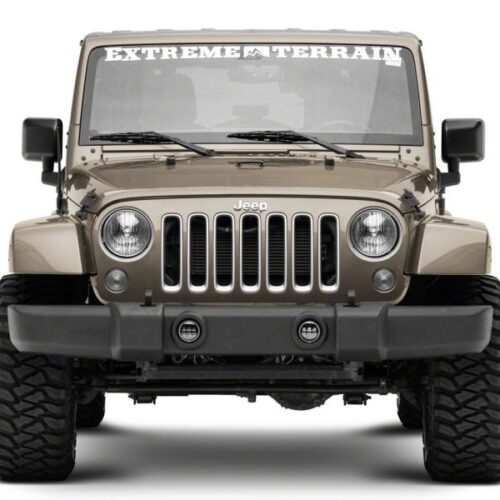 Raxiom for 2007-2018 Jeep Wrangler JK Axial Series 4-In LED Devil Eyes Fog Lights w/ Halo - Image 8