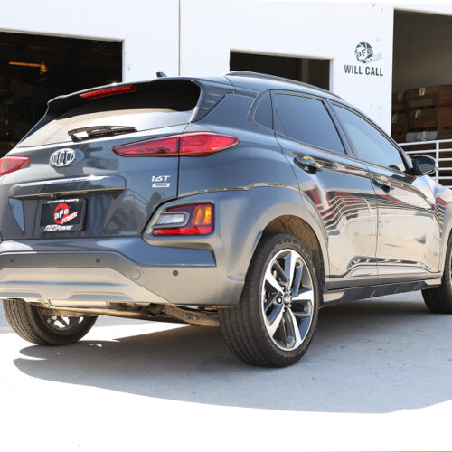 aFe Power Takeda 2-1/2in 304 SS Axle-Back Exhaust 18-21 Hyundai Kona L4 1.6L (t) - Image 4
