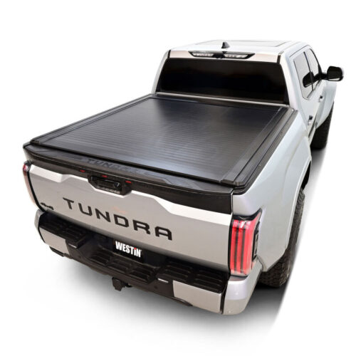Westin 22-26 Toyota Tundra 5ft 5in. (66in.) Bed Electric Retractable Tonneau Cover - Black - Image 9