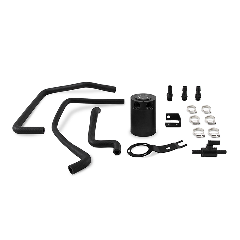 Mishimoto Baffled Oil Catch Can Kit - Black for 2016+ Mazda Miata