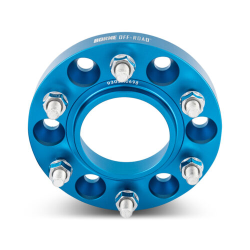 Borne Off-Road Wheel Spacers - 6x139.7 - 78.1 - 25mm - M14x1.5 - Blue - Image 2