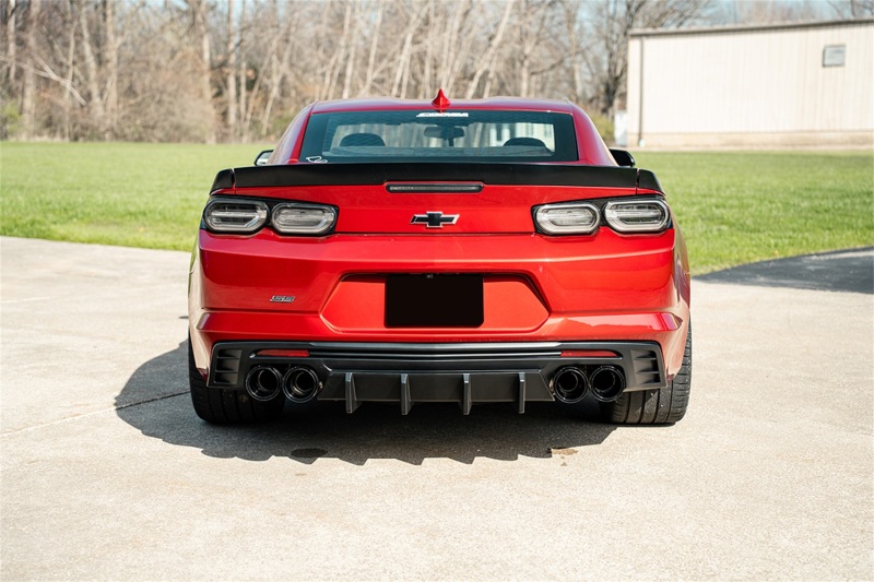 Corsa 2016-2024 Chevrolet Camaro SS / ZL1 Valved Axle-Back Exhaust w/ Black Carbon Fiber Quad Tips - Image 5