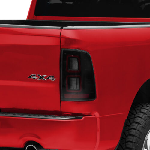 Raxiom for 2009-2018 Dodge RAM 1500 LED Tail Lights- Black Housing (Smoked Lens)