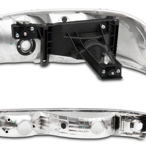 Alternative view of Raxiom for 1999-2006 GMC Sierra 1500 Axial Series OEM Crystal Rep Headlights- Chrome Housing (Clear Lens)