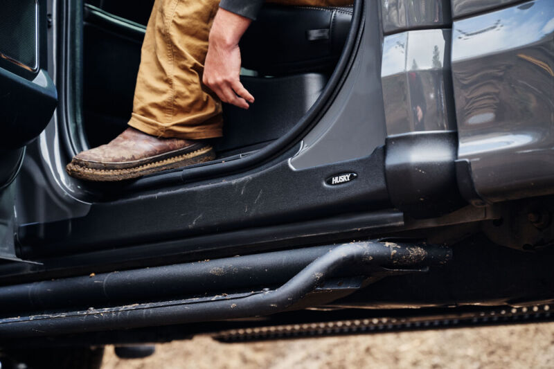 Husky Liners 14-18 GMC Sierra 1500 DC Trail Armor Rocker Panel & Sill Plate Cover (4pc) - Tex. Blk - Image 3