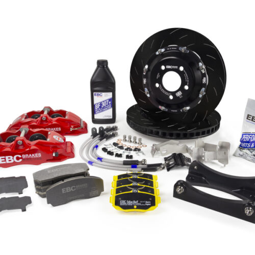 Alternative view of EBC Racing 12-21 Subaru BRZ/Toyota GT86 Blue Apollo-4 Calipers 330mm Rotors Front Big Brake Kit