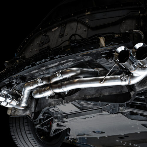 AWE Tuning Track Edition Exhaust - Quad Chrome Silver Tips for 2020 Chevrolet Corvette (C8) - Image 8