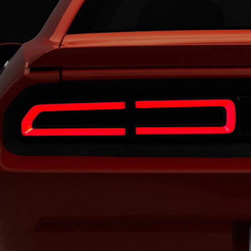 Raxiom for 2008-2014 Challenger LED Tail Lights- Black Housing (Smoked Lens)