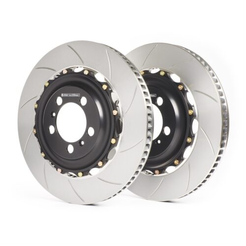 GiroDisc A1-309 97-04 Audi A6/Allroad (C5 w/Brembo 18Z 6 Pot) Zinc Plated Slotted Front Rotors