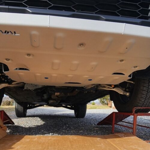 Alternative view of Rival 2020-2026 Subaru Outback including Wilderness  Aluminum Engine Skid Plate