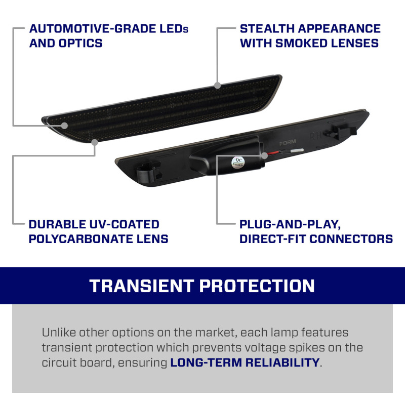 Form Lighting 2015 Mustang LED Sidemarkers (Pair) - Image 4