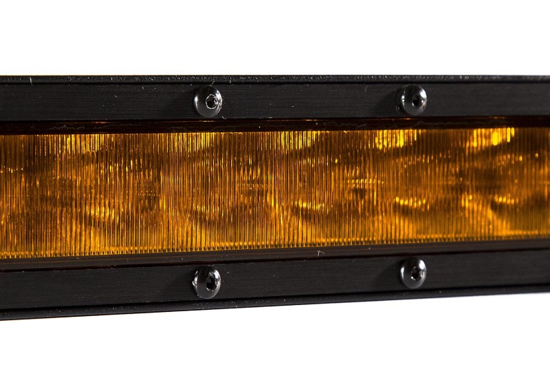 Diode Dynamics 18 In LED Light Bar Single Row Straight - Amber Combo Each Stage Series - Image 2