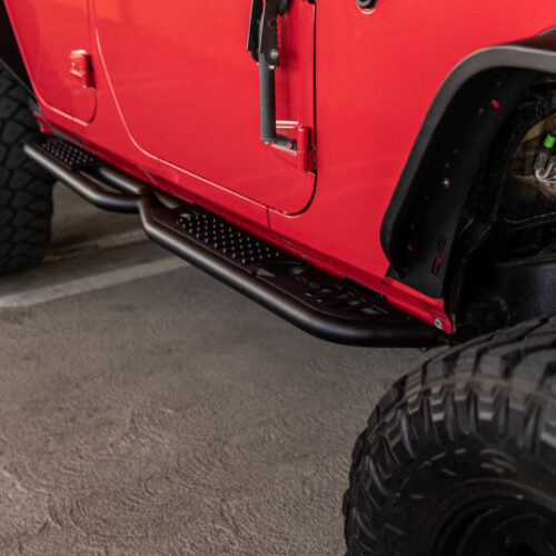 DV8 Offroad 07-18 Jeep Wrangler JK (4 Door Only) OE Plus Side Steps - Image 7