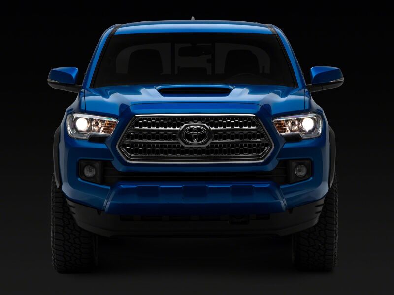 Raxiom for 2016-2023 Toyota Tacoma Axial Series OE Replmnt Headlights- Chrome- Clear Lens - Image 6