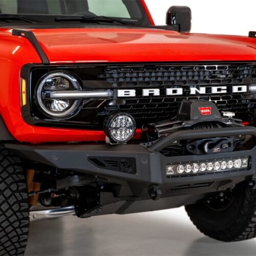 Addictive Desert Designs for 2021+ Ford Bronco Rock Fighter Front Bumper - Hammer Black - Image 2