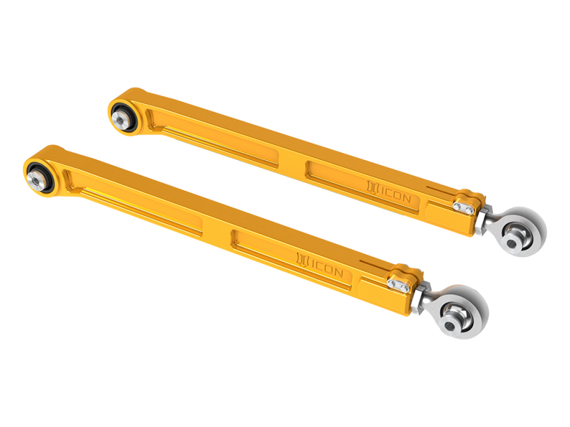 ICON 22-23 Toyota Tundra / 2024 Toyota Tacoma Billet Rear Lower Link Kit - Gold Anodized - Image 5