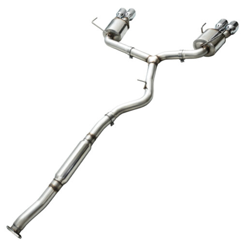AWE Tuning Touring Edition Exhaust - Chrome Silver Tips (102mm) for 2015+ Subaru WRX VA Sedan - Image 6