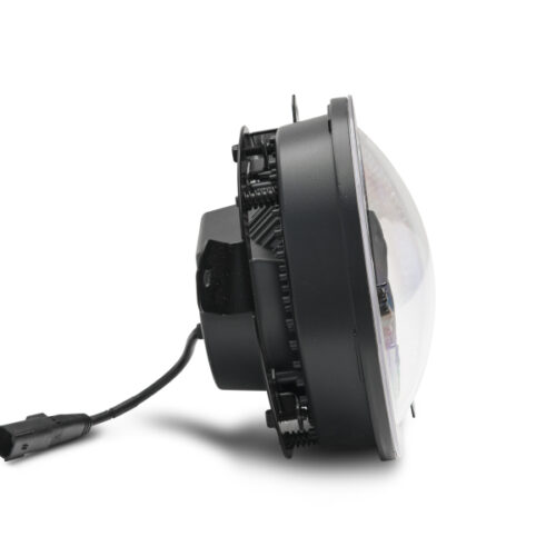 Raxiom for 2018-2022 Jeep Wrangler JL/JT Axial Series LED Headlights- Black Housing (Clear Lens) - Image 5