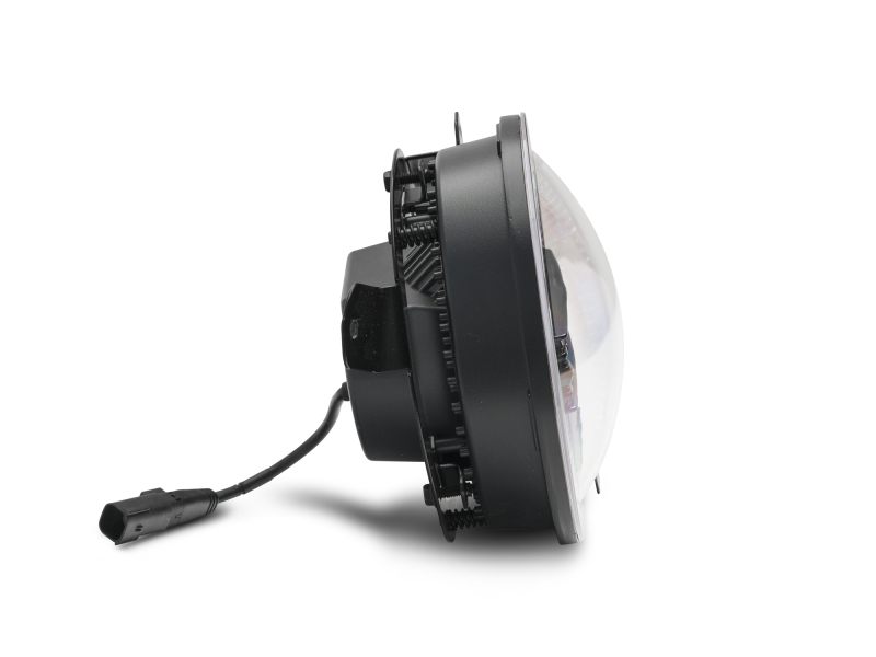 Raxiom for 2018-2022 Jeep Wrangler JL/JT Axial Series LED Headlights- Black Housing (Clear Lens) - Image 5
