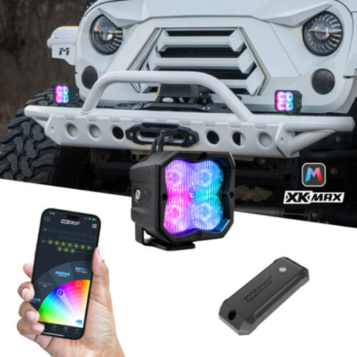 XKGlow XKmax RGBW Addressable Cube Light Kit - Flood Beam