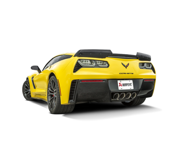 Akrapovic for 14-17 Chevrolet Corvette Z06 (C7) Slip-On Line (Titanium) w/ Carbon Tips - Image 5