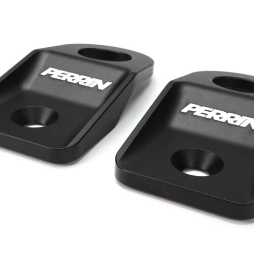PERRIN 08-14 Subaru WRX/STI / 08-11 Impreza / 08-10 Outback Upper Radiator Bracket Set - Black