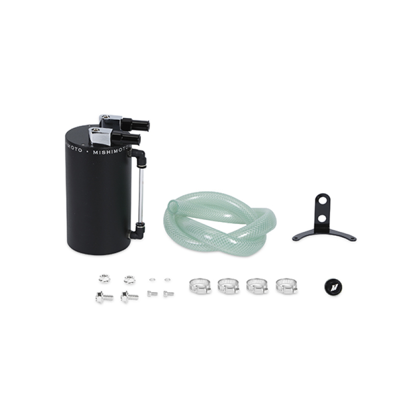 Mishimoto Large Aluminum Oil Catch Can - Wrinkle Black - Image 2